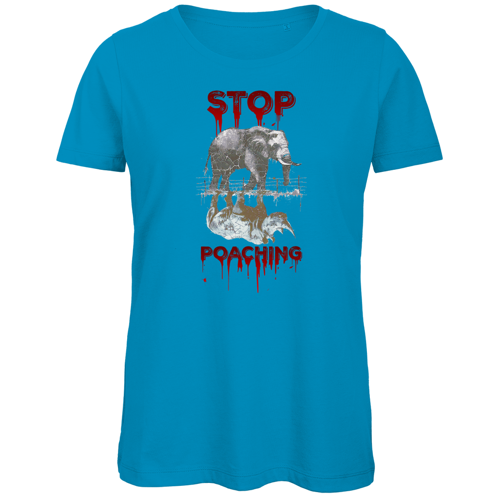 Premium Bio Damen T-Shirt stop poaching