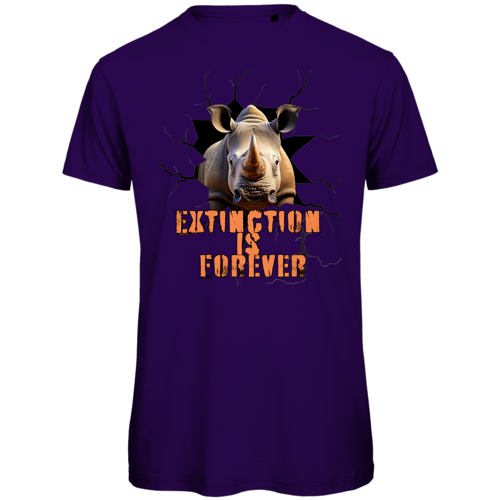 Premium organic men's T-shirt rhino