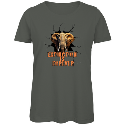 Premium Bio Damen T-Shirt elephant