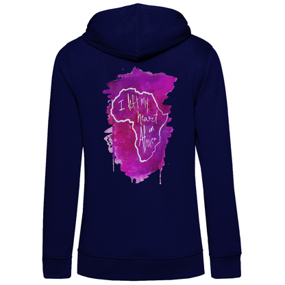 Bio Premium Damen Hoodie africa pink