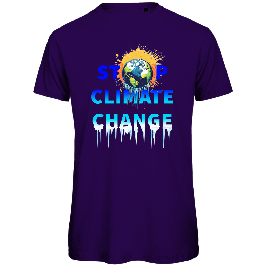 T-shirt bio premium homme changement climatique