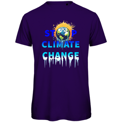T-shirt bio premium homme changement climatique
