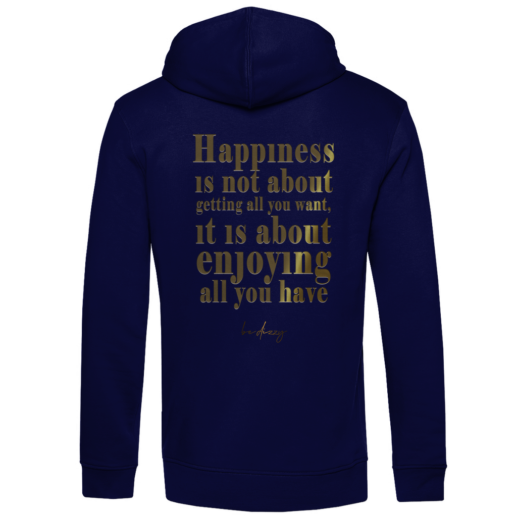 Bio Premium Herren Hoodie happiness