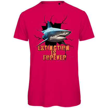 Premium organic men's t-shirt shark