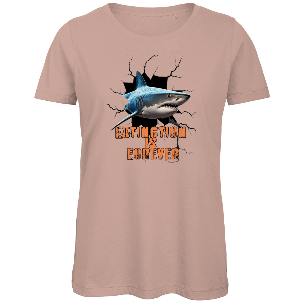 Premium Bio Damen T-Shirt shark