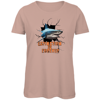 Premium Bio Damen T-Shirt shark