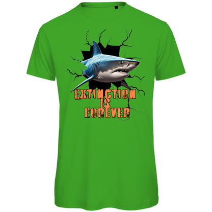Premium organic men's t-shirt shark