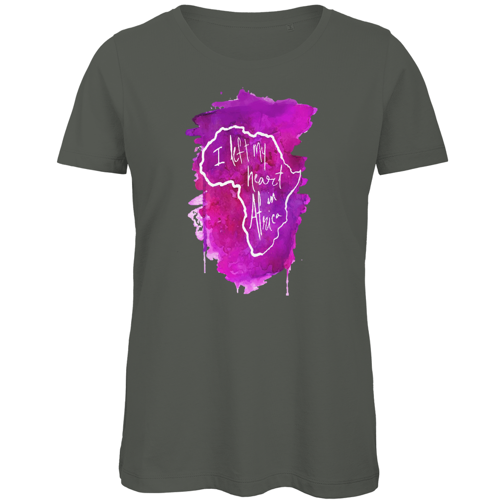 Premium Bio Damen T-Shirt africa pink