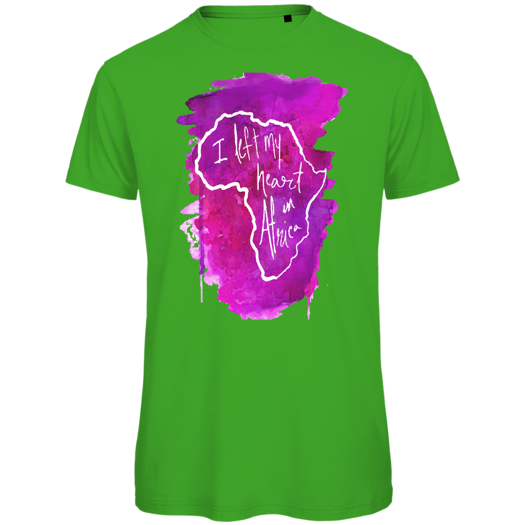 Premium organic men's t-shirt africa pink