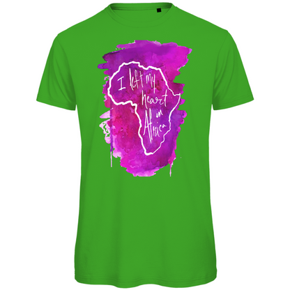 Premium organic men's t-shirt africa pink