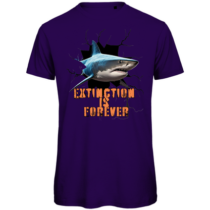 Premium organic men's t-shirt shark