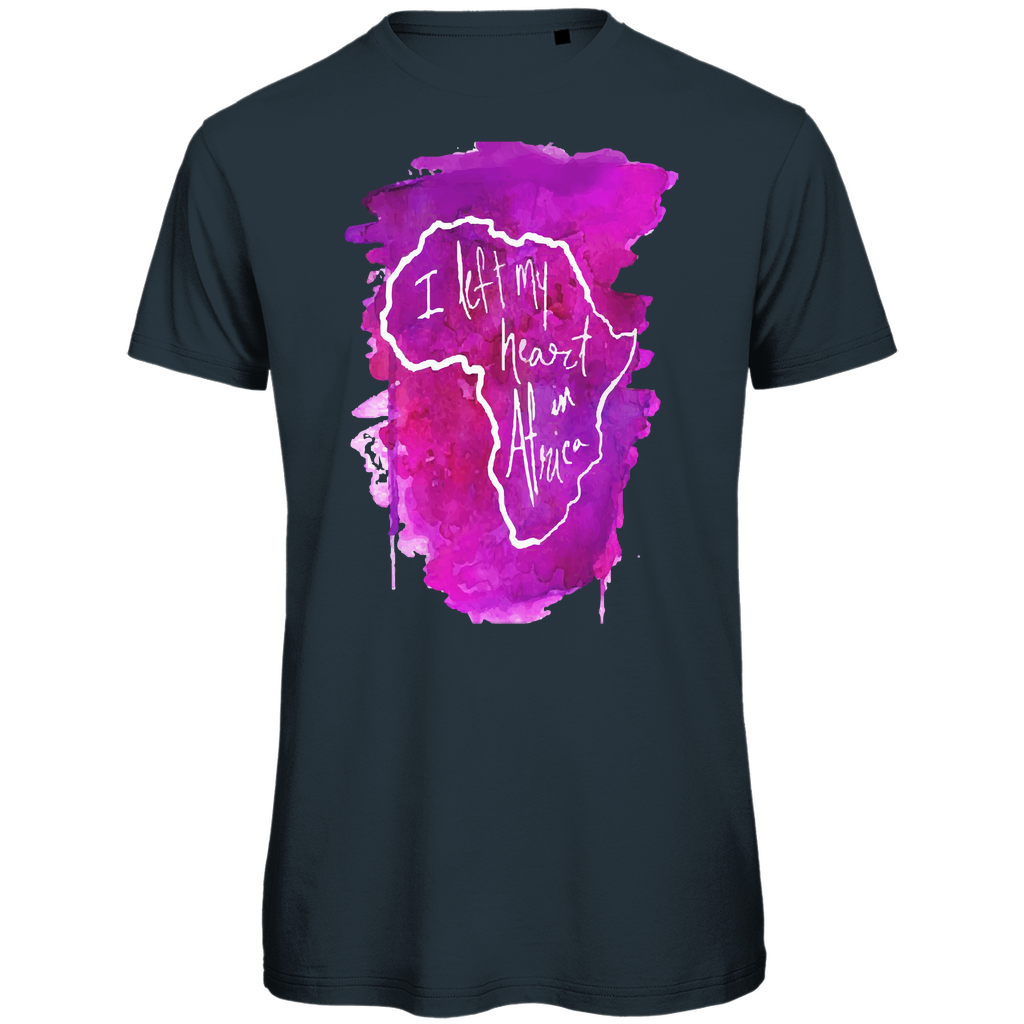 Premium organic men's t-shirt africa pink
