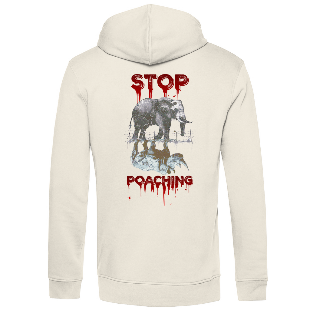 Bio Premium Herren Hoodie stop poaching