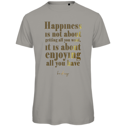 T-shirt bio premium homme bonheur