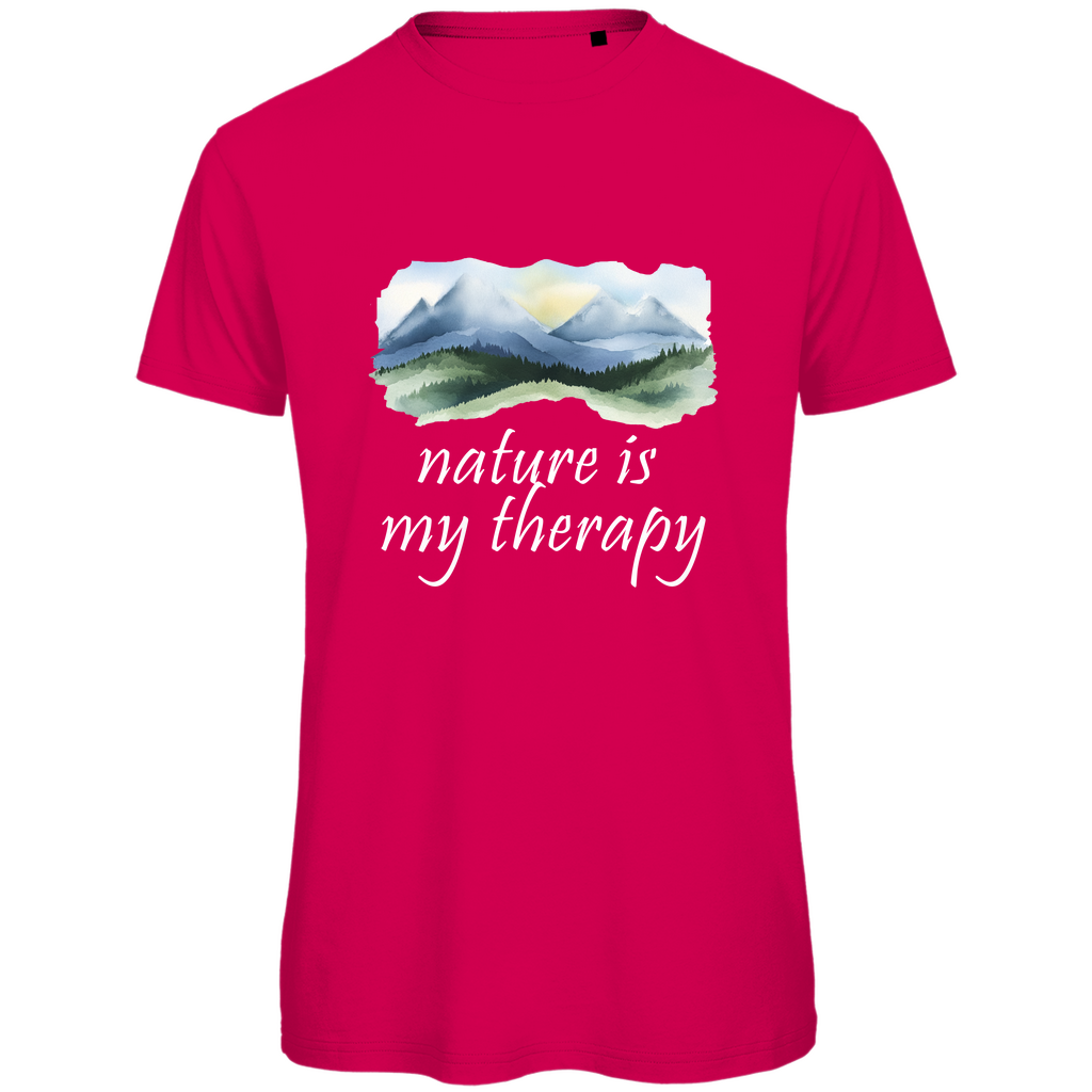Premium organic men's T-shirt therapy