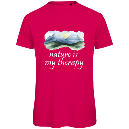 Premium organic men's T-shirt therapy
