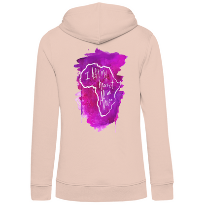 Bio Premium Damen Hoodie africa pink