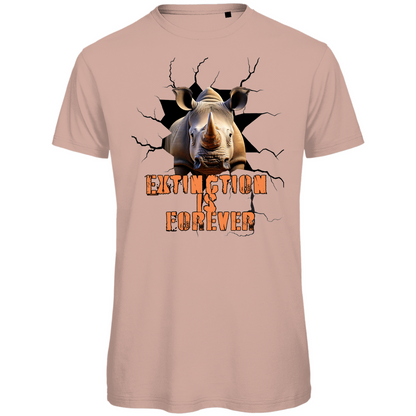 Premium organic men's T-shirt rhino