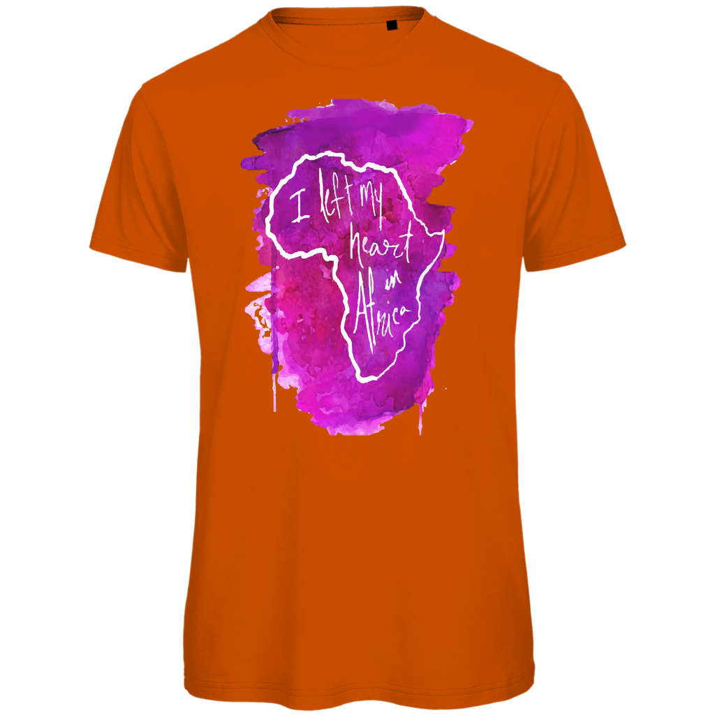 Premium organic men's t-shirt africa pink