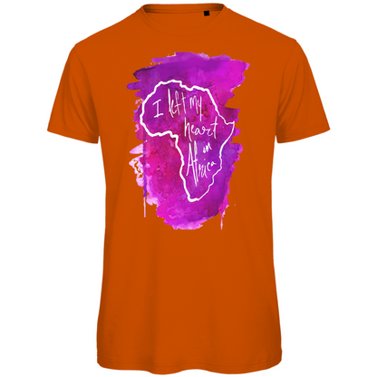 Premium organic men's t-shirt africa pink