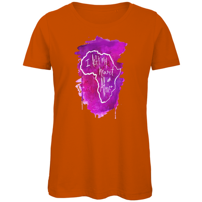 Premium Bio Damen T-Shirt africa pink