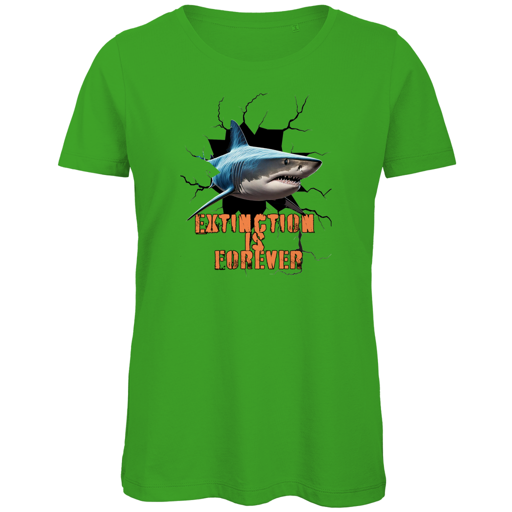 Premium Bio Damen T-Shirt shark