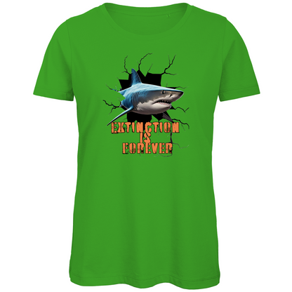 Premium Bio Damen T-Shirt shark