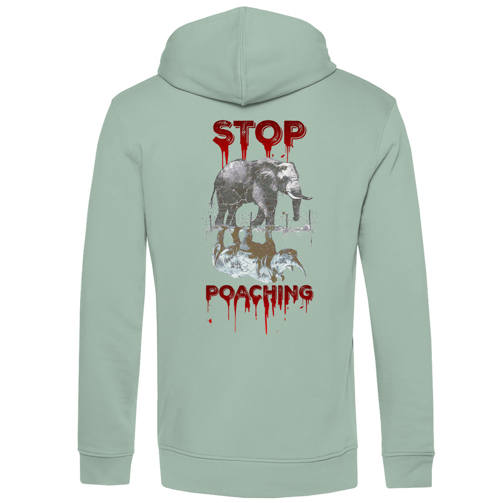 Bio Premium Herren Hoodie stop poaching