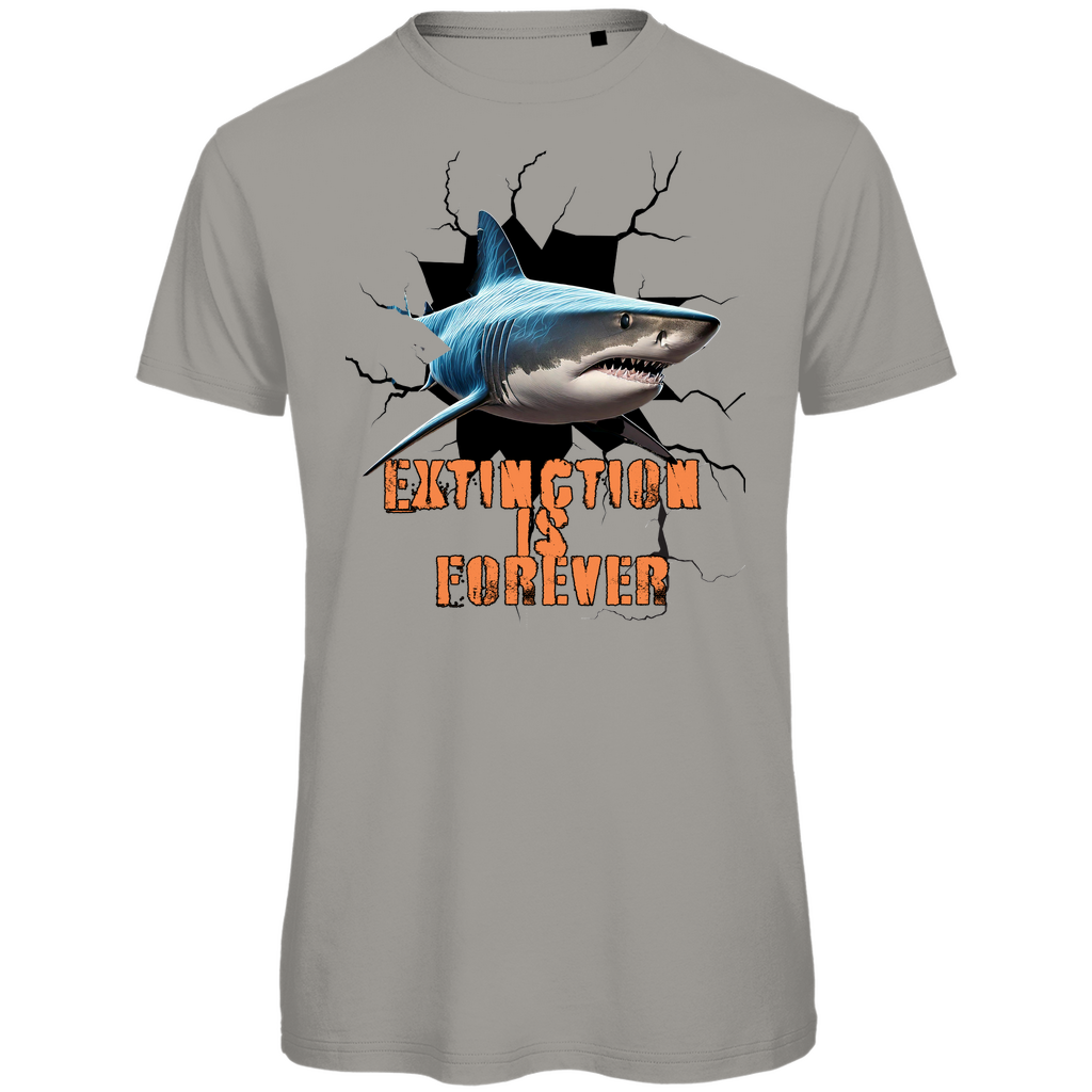 Premium organic men's t-shirt shark