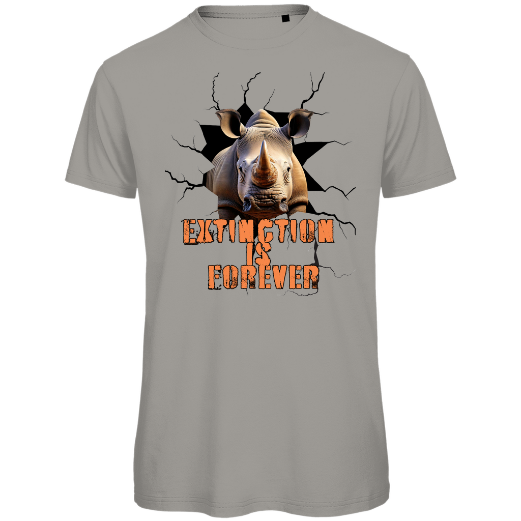 Premium organic men's T-shirt rhino