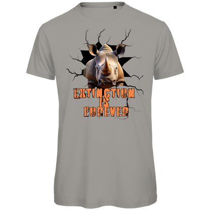 Premium organic men's T-shirt rhino