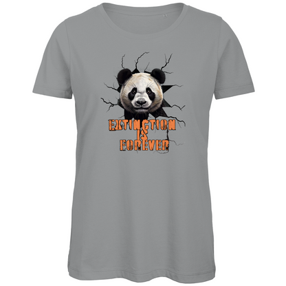 Premium Bio Damen T-Shirt panda