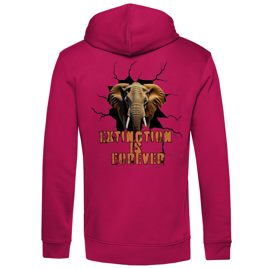 Bio Premium Herren Hoodie elephant