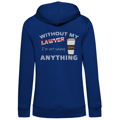 Bio Premium Damen Hoodie coffee