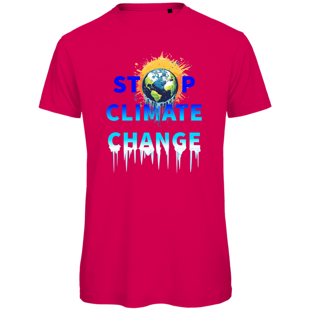 T-shirt bio premium homme changement climatique