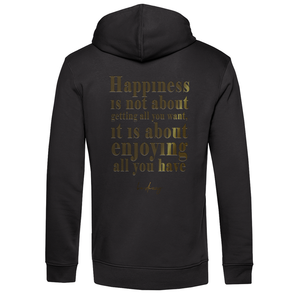 Bio Premium Herren Hoodie happiness