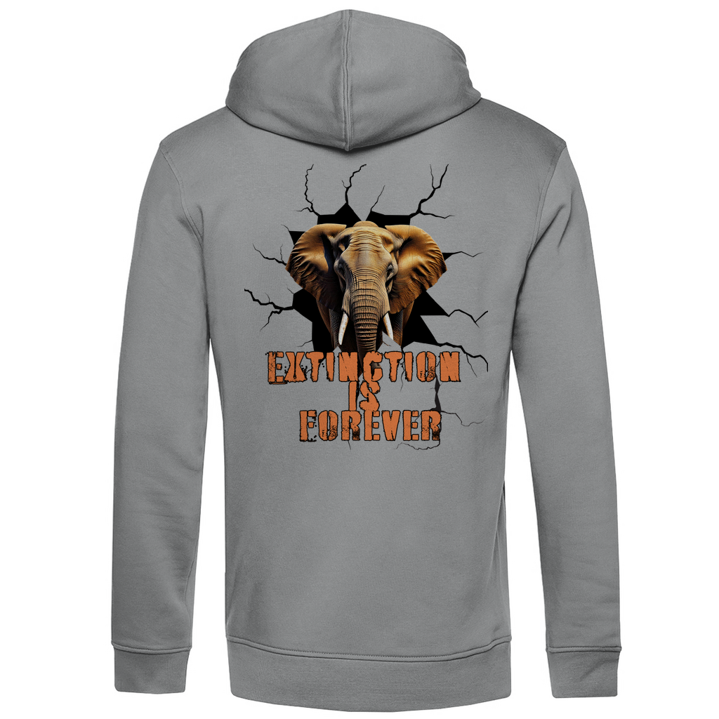 Bio Premium Herren Hoodie elephant