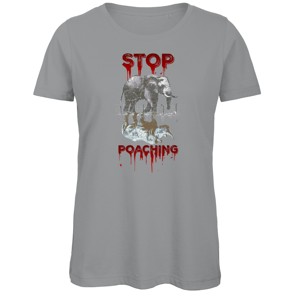 Premium Bio Damen T-Shirt stop poaching