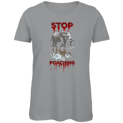 Premium Bio Damen T-Shirt stop poaching