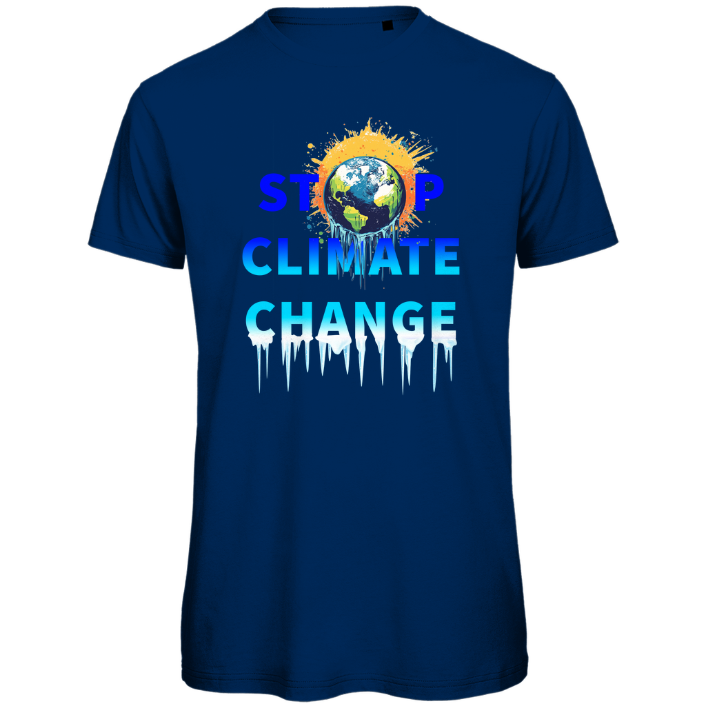 T-shirt bio premium homme changement climatique