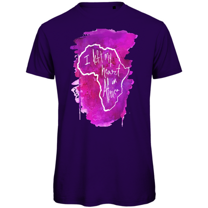 Premium organic men's t-shirt africa pink