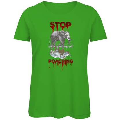 Premium Bio Damen T-Shirt stop poaching