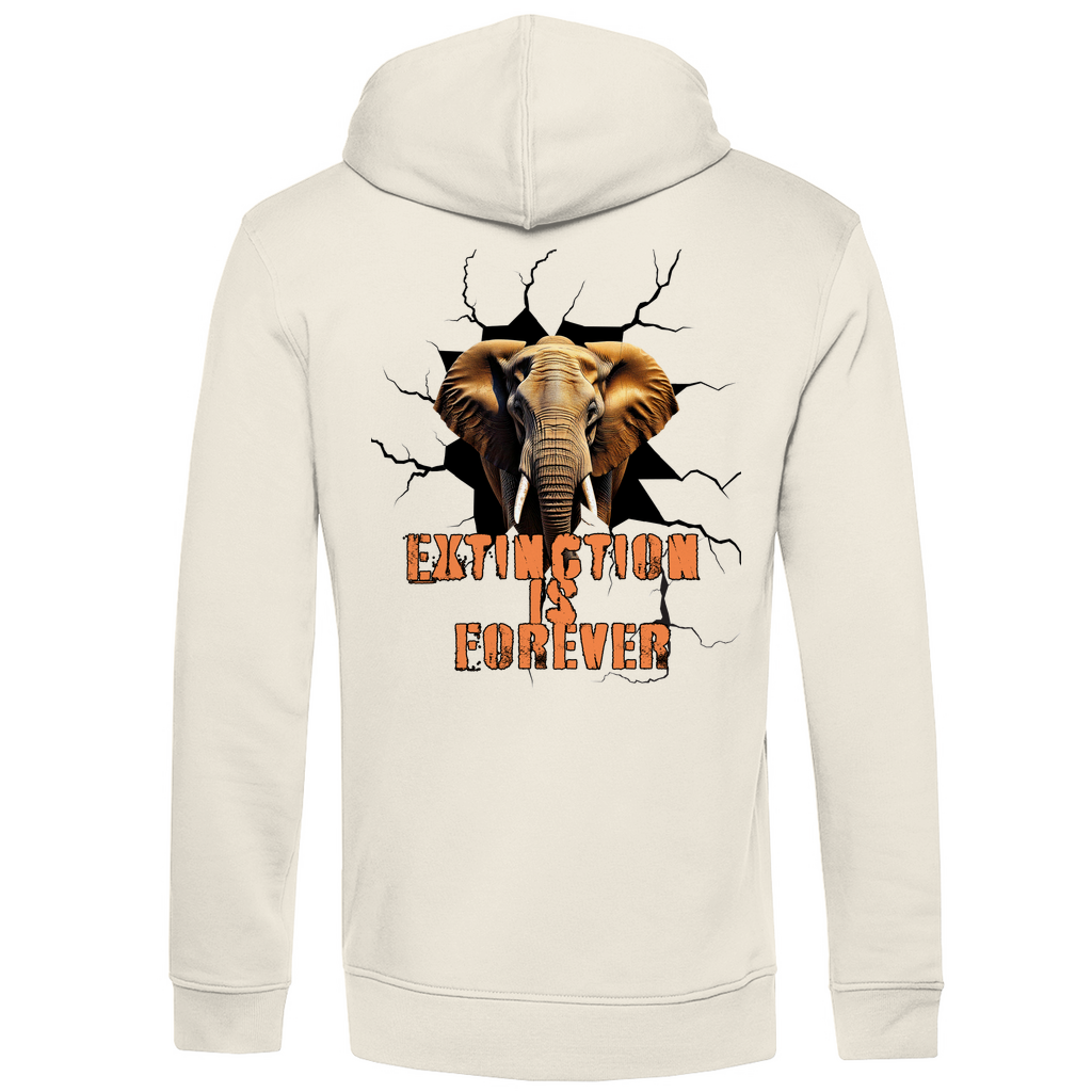 Bio Premium Herren Hoodie elephant
