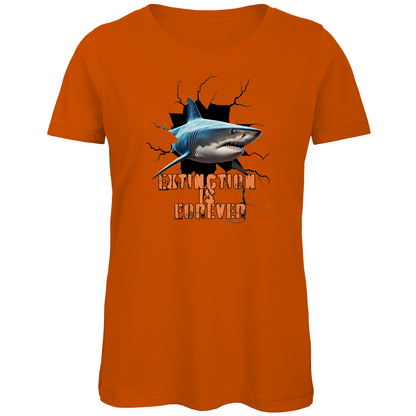 Premium Bio Damen T-Shirt shark