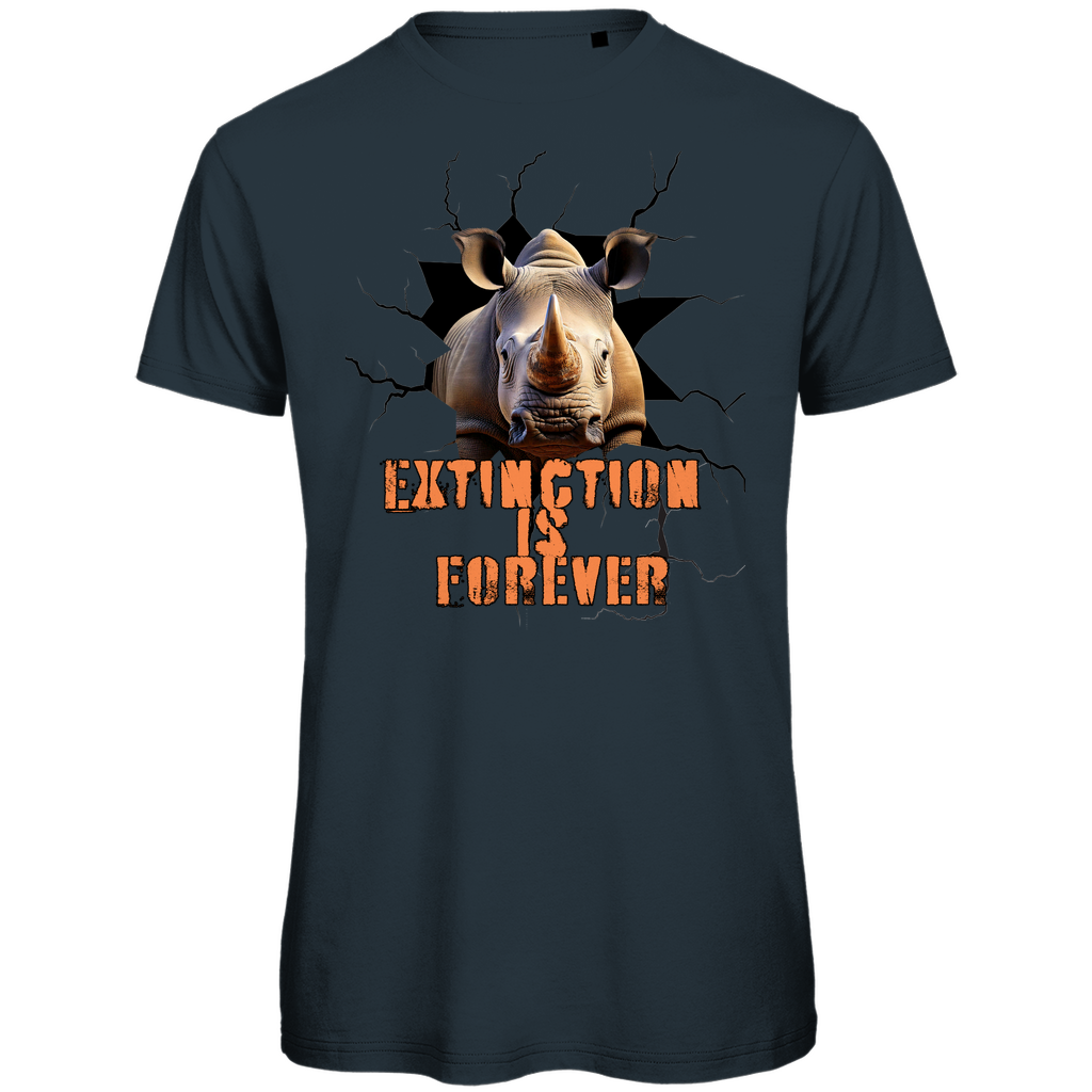 Premium organic men's T-shirt rhino