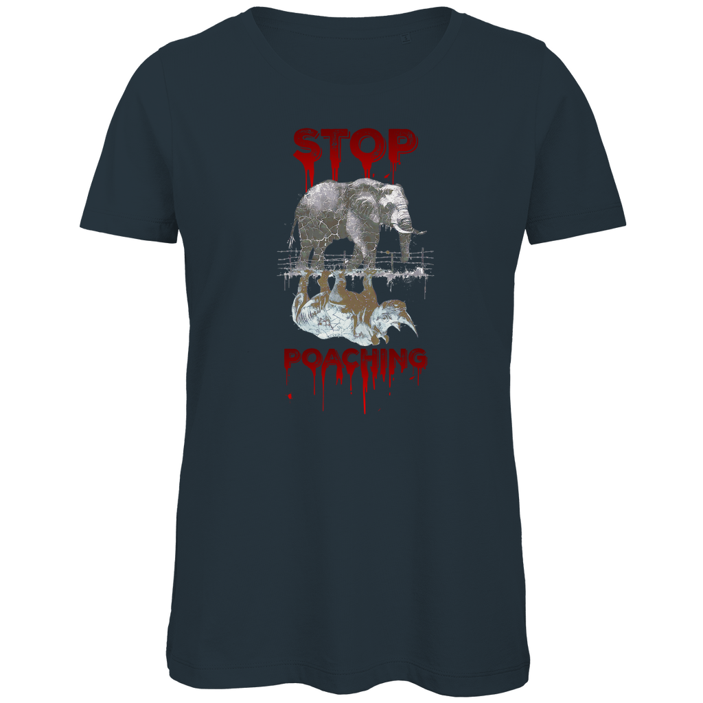 Premium Bio Damen T-Shirt stop poaching