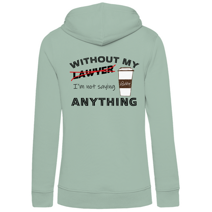 Bio Premium Damen Hoodie coffee