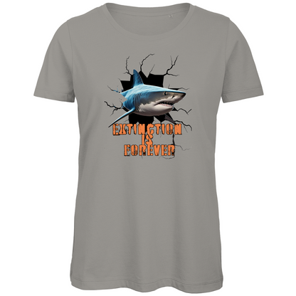 Premium Bio Damen T-Shirt shark