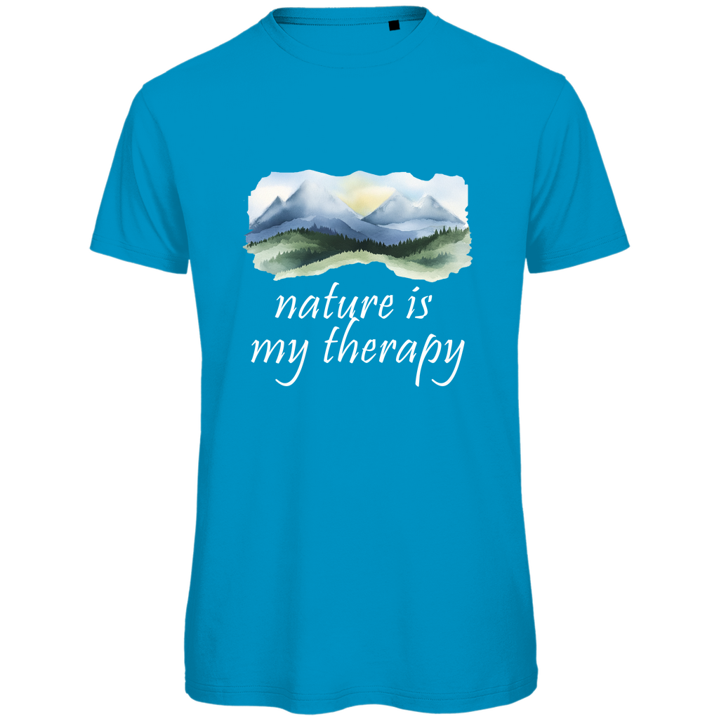 Premium organic men's T-shirt therapy