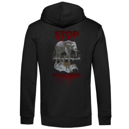 Bio Premium Herren Hoodie stop poaching